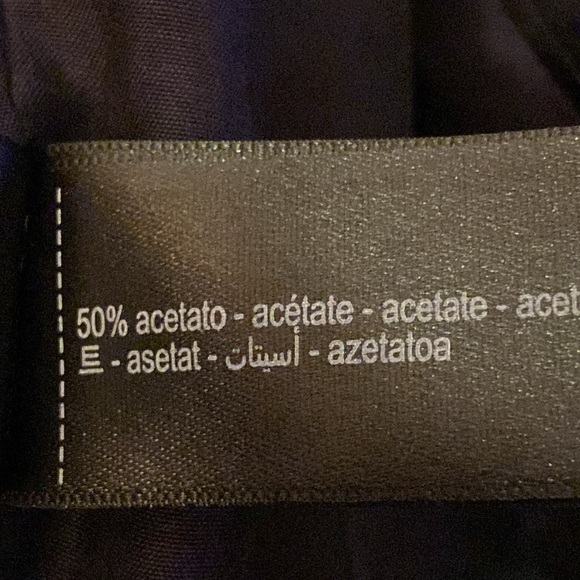 NWT. Massimo Dutti Navy Blue Textured Jacket with Golden Buttons. Size S. - Picture 10 of 14